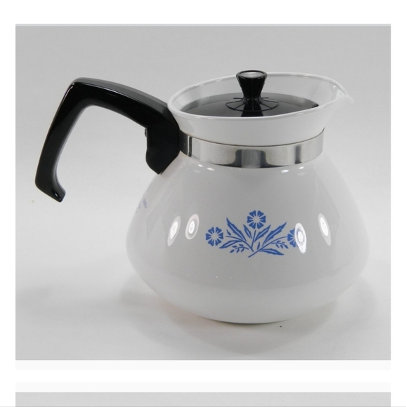 Corningware Blue Cornflower 6 Cup Teapot Brand New In Unopened Box Mid 1960's - Picture 1 of 6